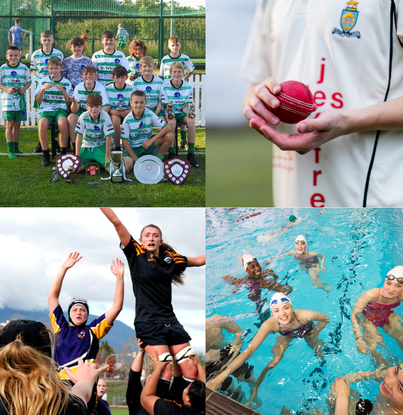 Sport club collage